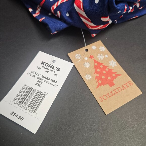 Jollidays XXL Candy Cane Galor Blue Leggings - Picture 3 of 5